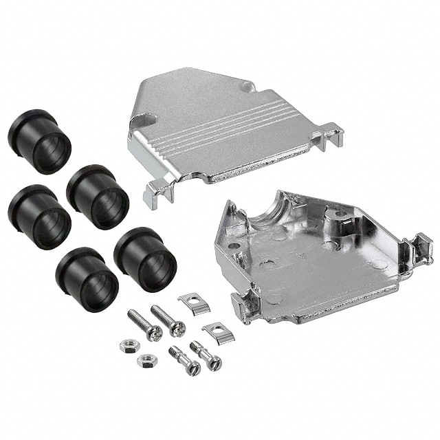 40-9725HMG Cinch Connectivity Solutions AIM-Cambridge  Capots de connecteurs D-Sub en forme de D